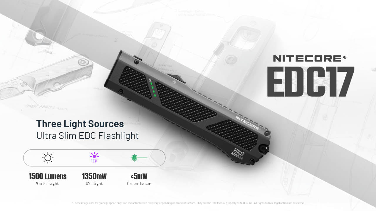 NITECORE EDC17 ブラック 1500ルーメン　多機能　未開封 Nitecore EDC17 1500 Lumen Rechargeable EDC Flashlight – FlashLight