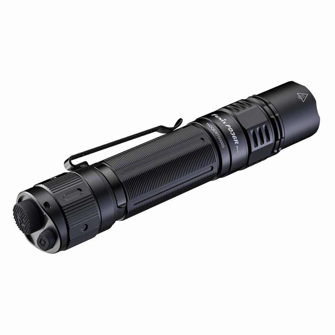 Fenix PD36R Pro compact rechargeable tactical LED flashlight with USB-C fast charging