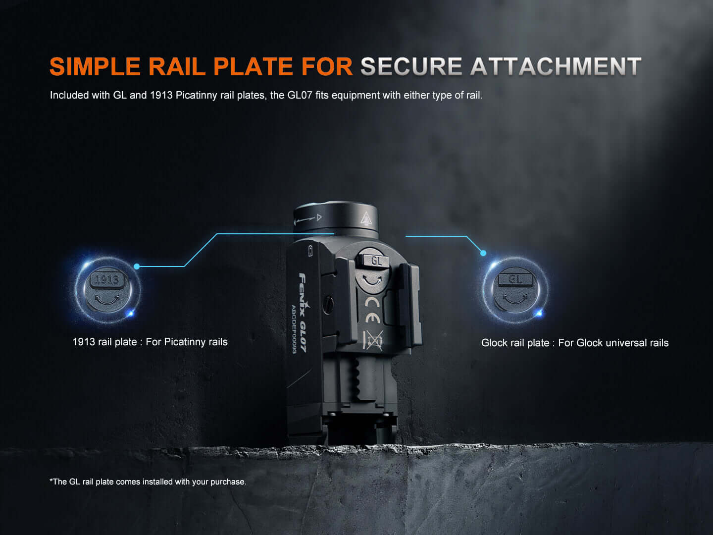 Fenix GL07 Quick Release Weapon Light