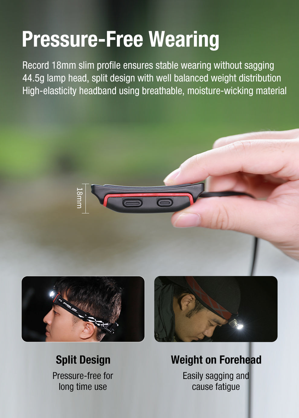 “Klarus HM5 triple light LED headlamp – High-output versatile rechargeable headlamp”