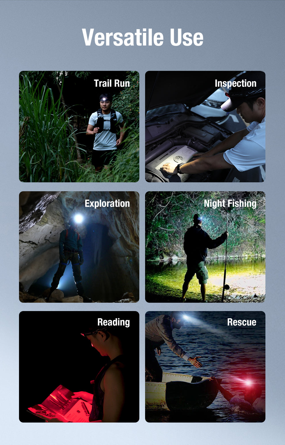 “Klarus HM5 triple light LED headlamp – High-output versatile rechargeable headlamp”