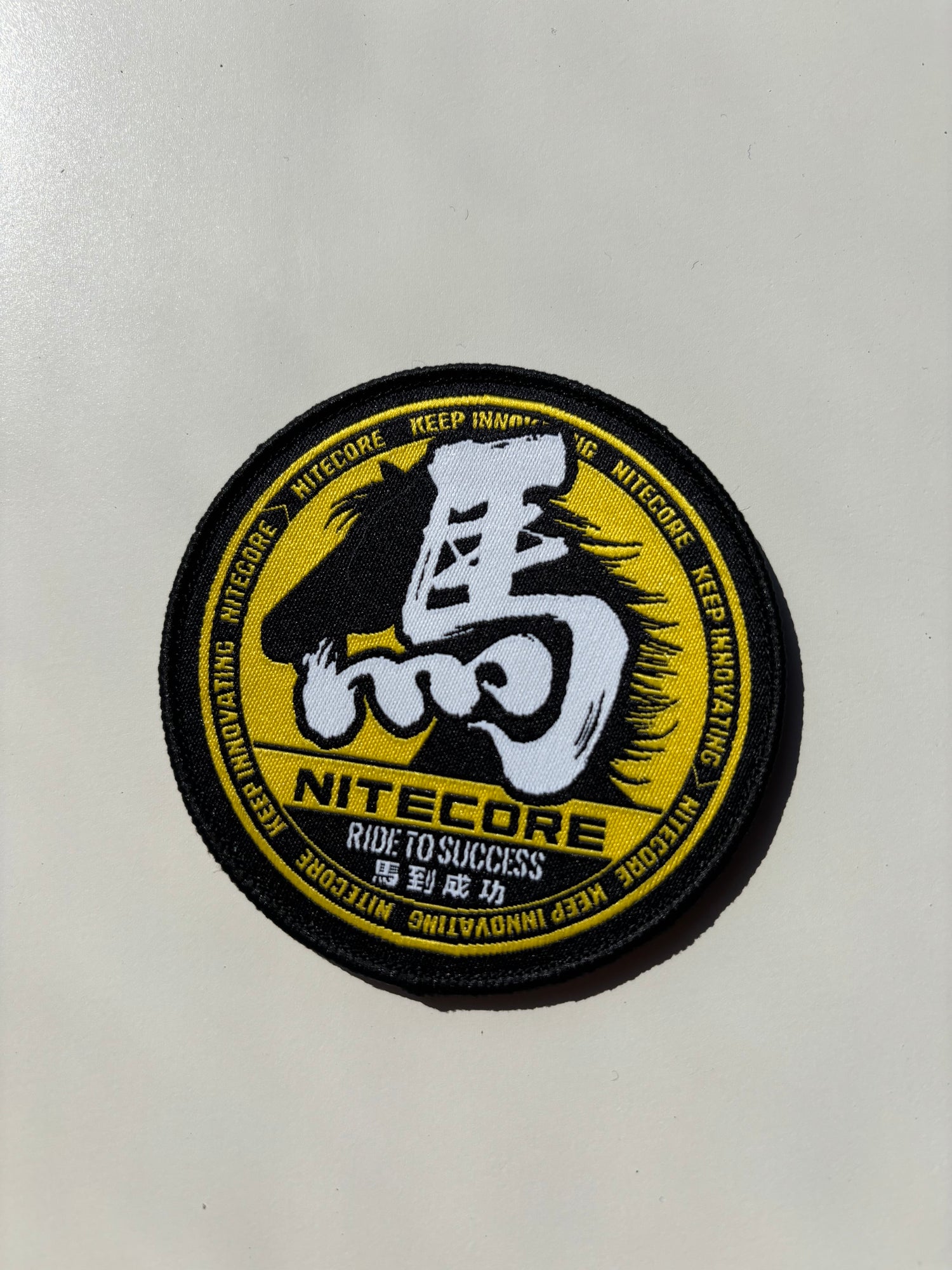 Nitecore Ride to Success Velcro Patch