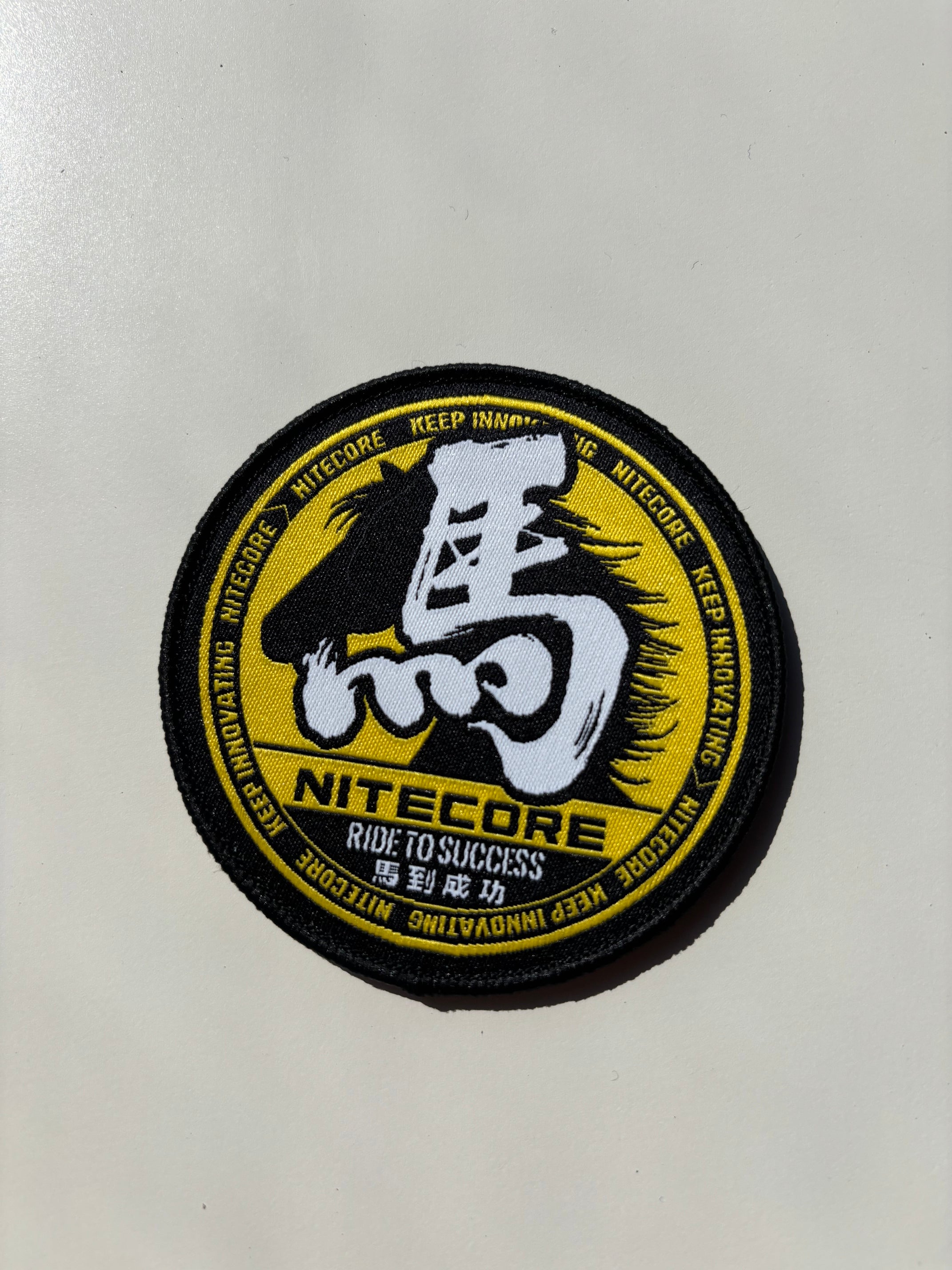 Nitecore Ride to Success Velcro Patch