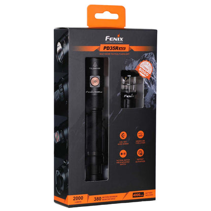Fenix PD35R ACE rechargeable LED flashlight with CL01 mini lantern combo and USB-C charging