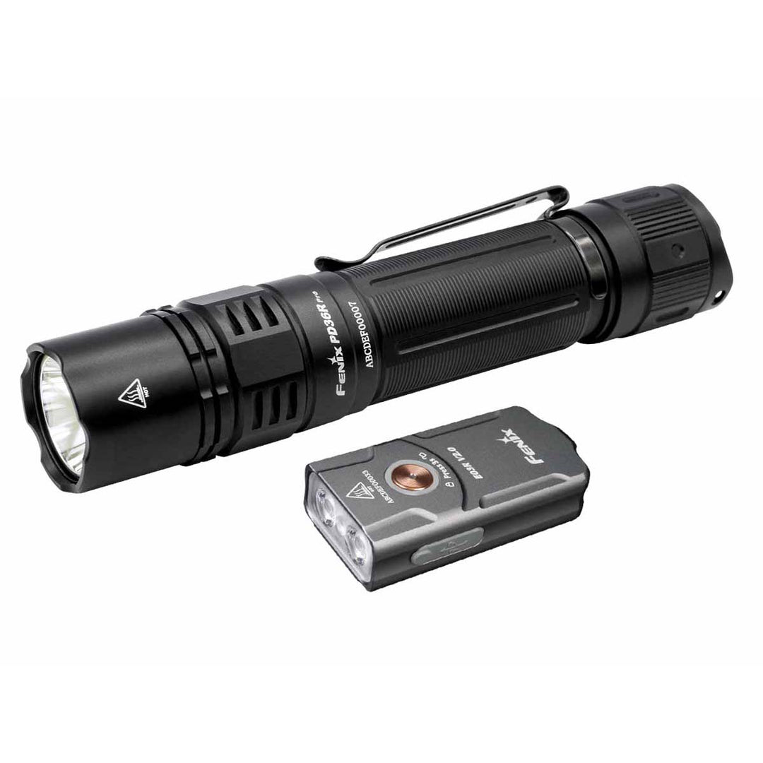 Fenix PD36R Pro compact rechargeable tactical LED flashlight with USB-C fast charging