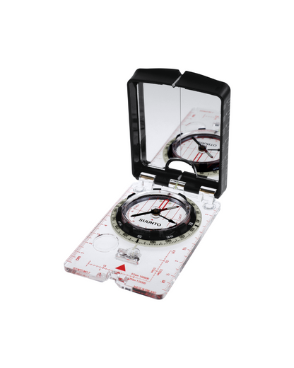Suunto MC-2 NH mirror compass with sighting mirror and declination adjustment for accurate outdoor navigation