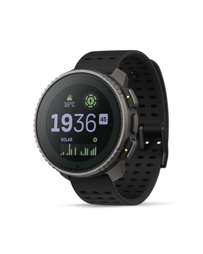 Suunto Vertical Sports Watch with GPS navigation, solar charging, and durable outdoor design for cycling and fitness tracking
