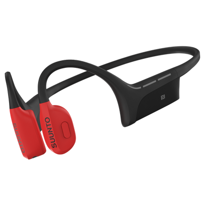 Suunto Wing open-ear wireless sports headphones designed for cycling, running, and outdoor training
