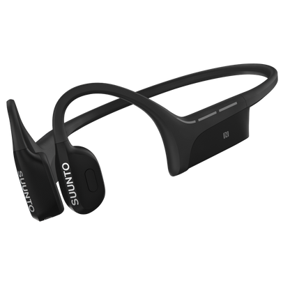 Suunto Wing open-ear wireless sports headphones designed for cycling, running, and outdoor training