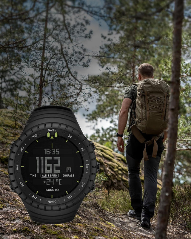 Suunto Core Alpha Sports Watch with altimeter, barometer, and compass for tactical outdoor and cycling adventures