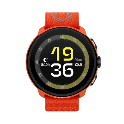 Suunto Run Sports Watch with GPS tracking, heart rate monitor, and performance metrics for cycling, running, and endurance training