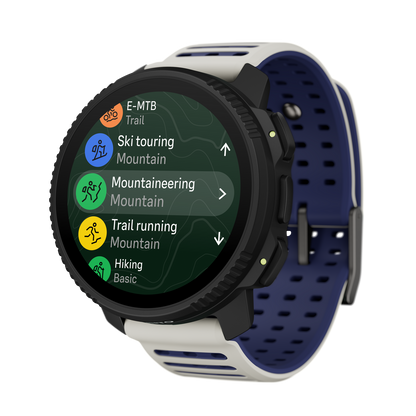 Suunto Vertical 2 Sports Watch with solar power, GPS navigation, and rugged outdoor design for cycling and endurance athletes