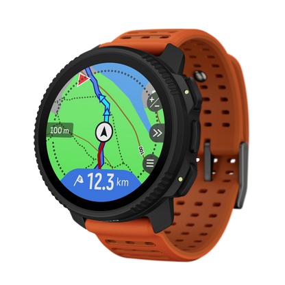 Suunto Vertical 2 Sports Watch with solar power, GPS navigation, and rugged outdoor design for cycling and endurance athletes