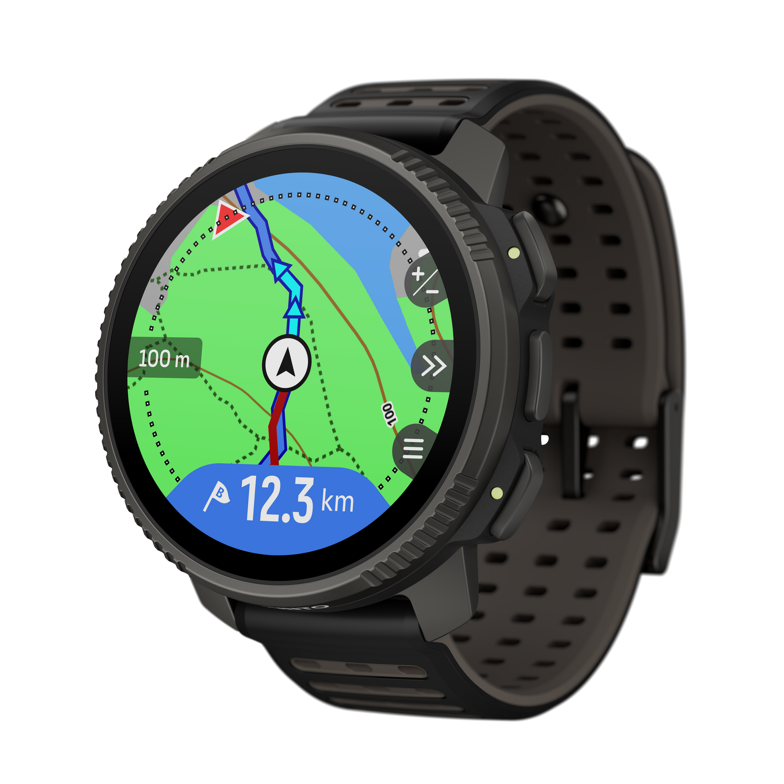 Suunto Vertical 2 Sports Watch with solar power, GPS navigation, and rugged outdoor design for cycling and endurance athletes