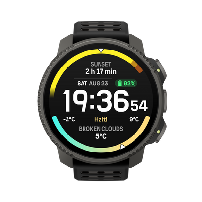 Suunto Vertical 2 Sports Watch with solar power, GPS navigation, and rugged outdoor design for cycling and endurance athletes
