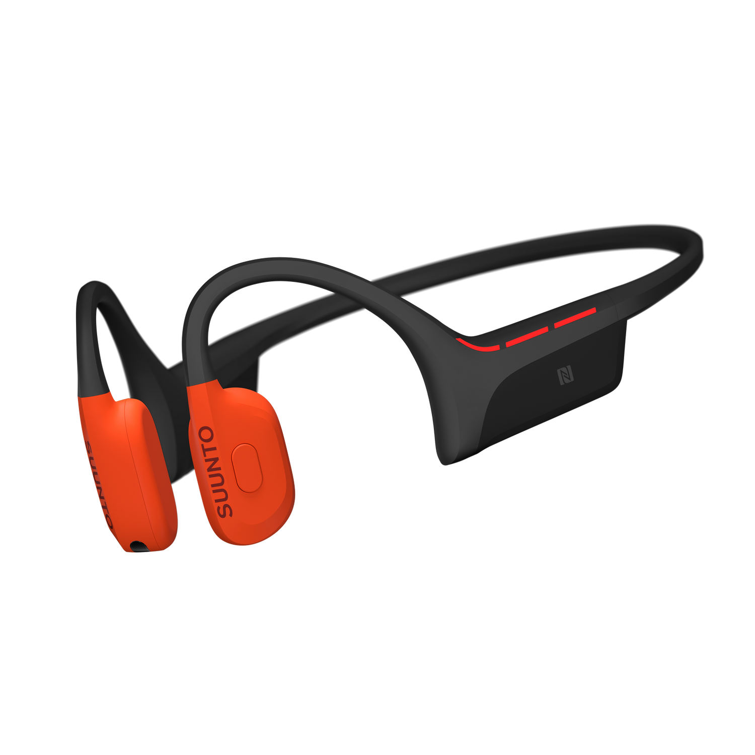 Suunto Wing 2 open-ear sports headphones designed for cycling, running, and outdoor training with wireless Bluetooth connectivity