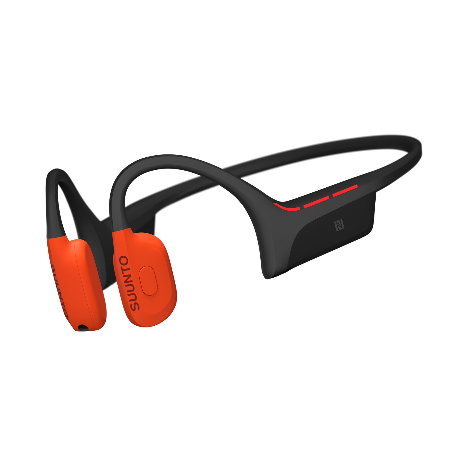 Suunto Wing 2 open-ear sports headphones designed for cycling, running, and outdoor training with wireless Bluetooth connectivity