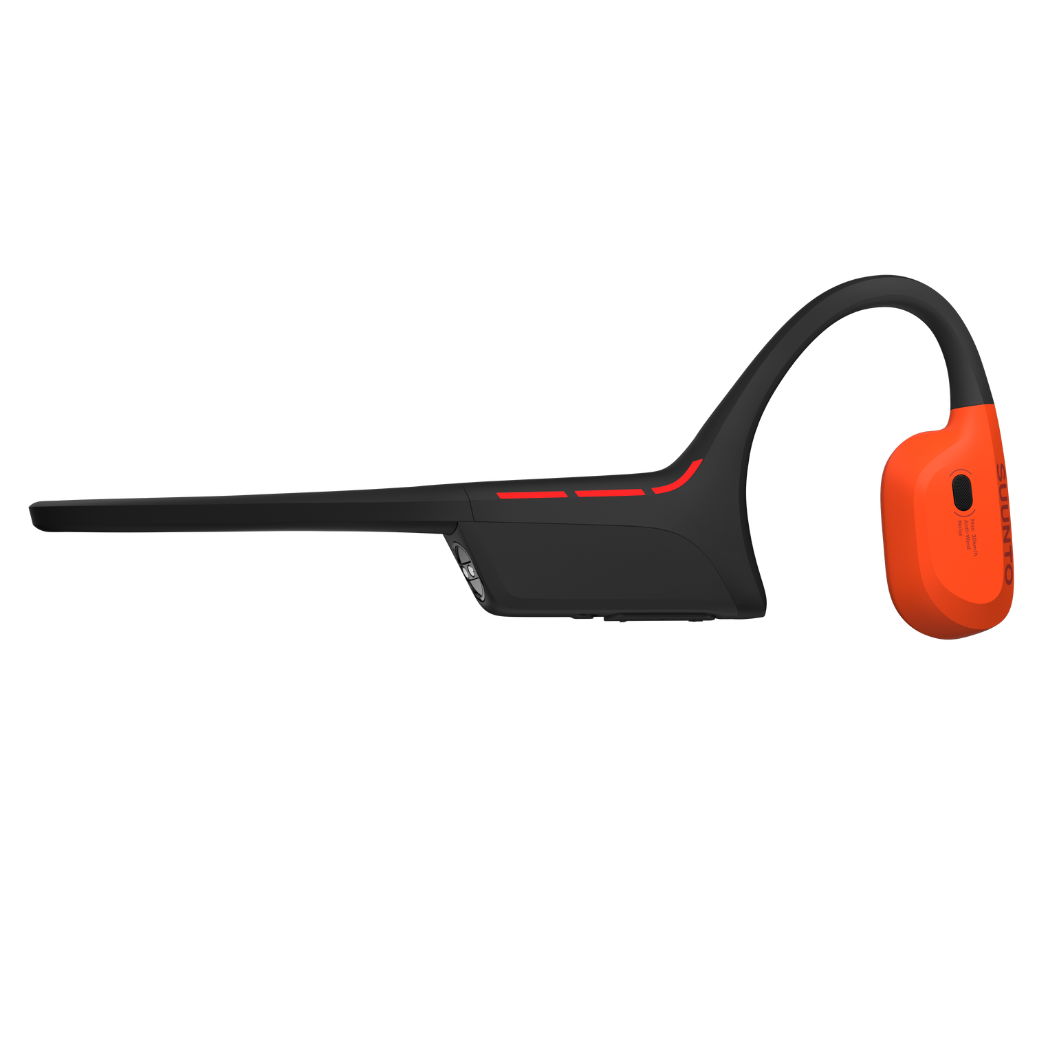 Suunto Wing 2 open-ear sports headphones designed for cycling, running, and outdoor training with wireless Bluetooth connectivity