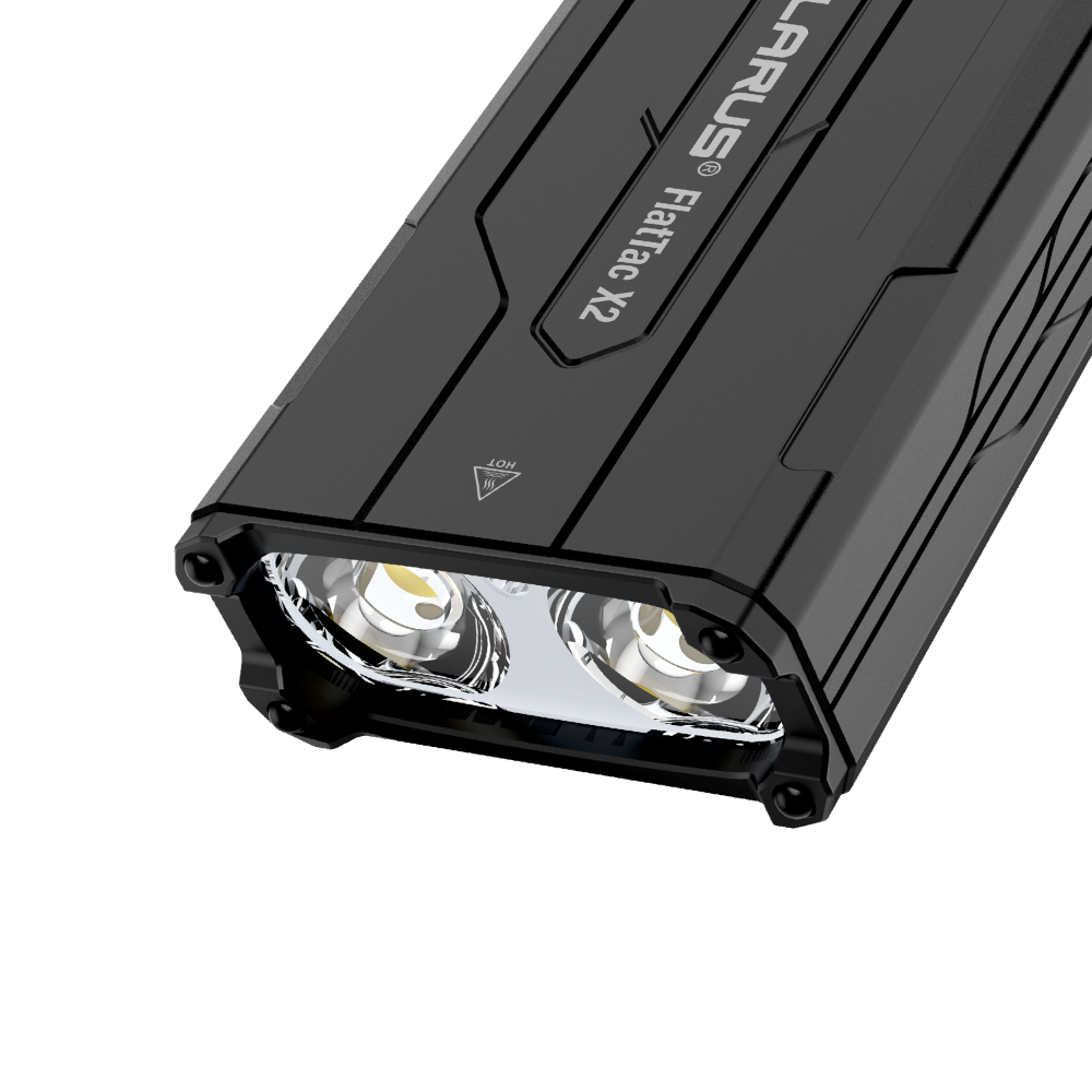 “Klarus FlatTac X2 ultra slim EDC flashlight – Compact flat tactical everyday carry torch”