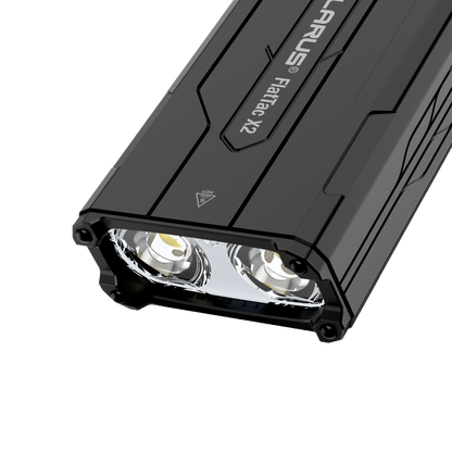 “Klarus FlatTac X2 ultra slim EDC flashlight – Compact flat tactical everyday carry torch”