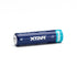 “XTAR 18650 3500mAh button top rechargeable Li-ion battery – High-capacity flashlight battery”
