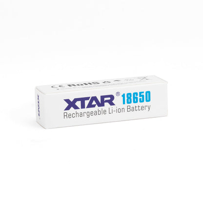 “XTAR 18650 3500mAh button top rechargeable Li-ion battery – High-capacity flashlight battery”