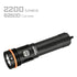 Acebeam D20 2.0 waterproof rechargeable dive flashlight with 2200 lumens brightness for underwater and marine use