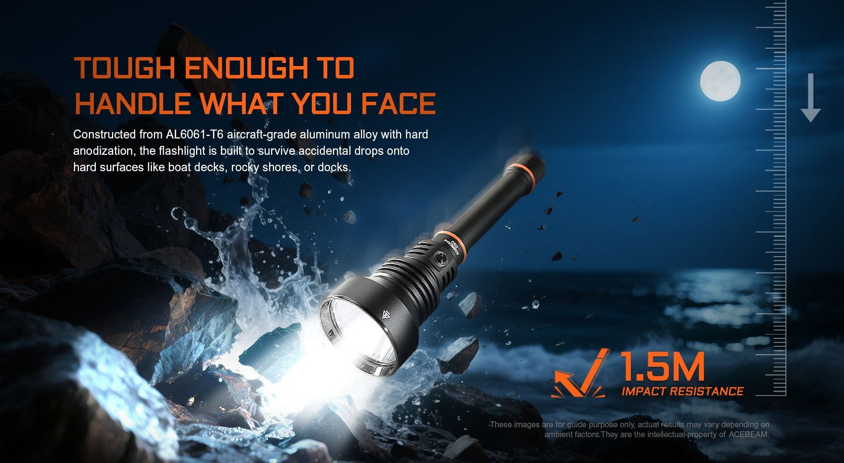 Acebeam D30 Diving Flashlight Flashlight Acebeam 