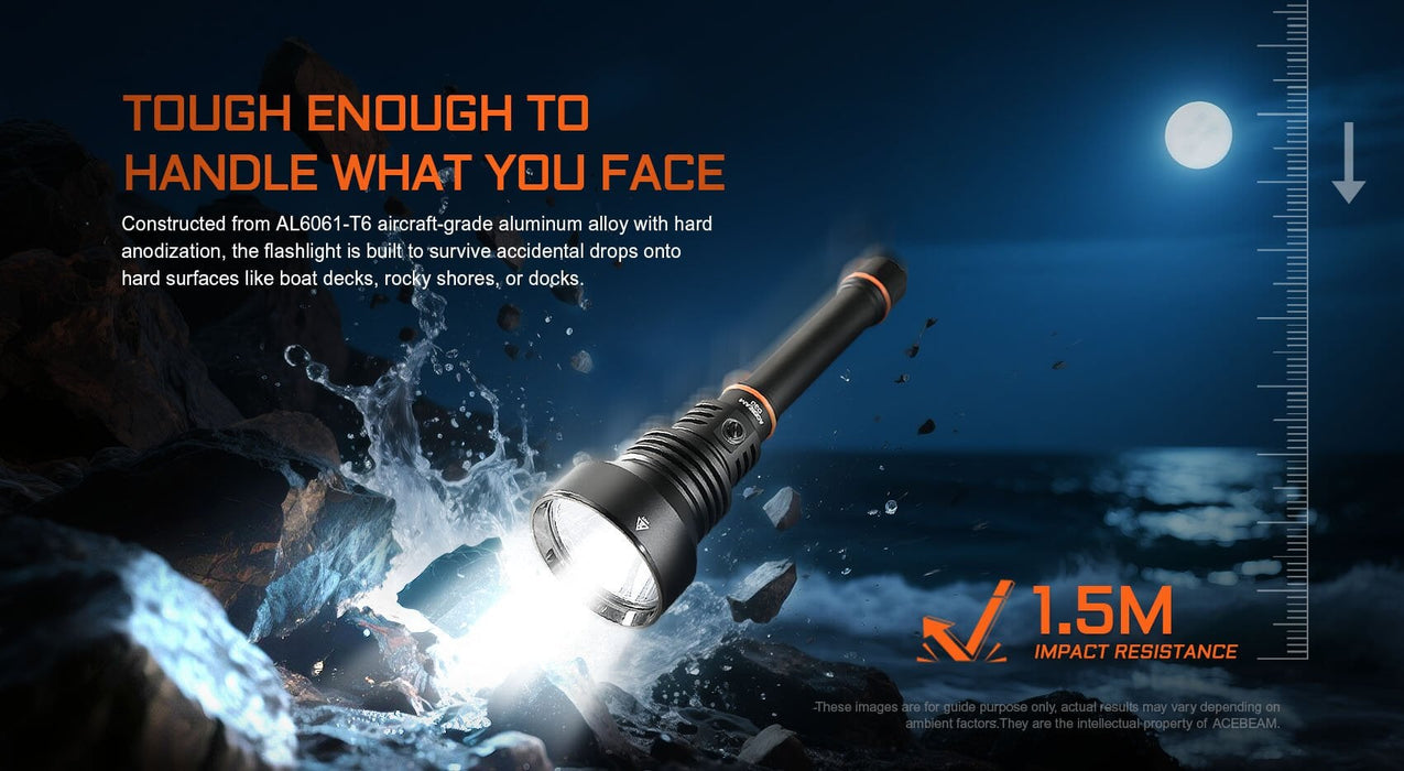 Acebeam D30 Diving Flashlight Flashlight Acebeam 