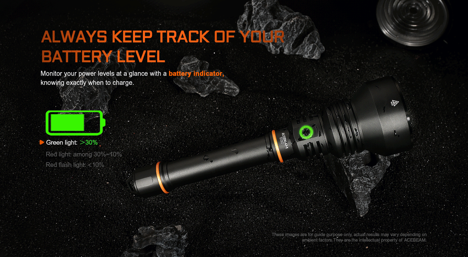 Acebeam D30 Diving Flashlight Flashlight Acebeam 