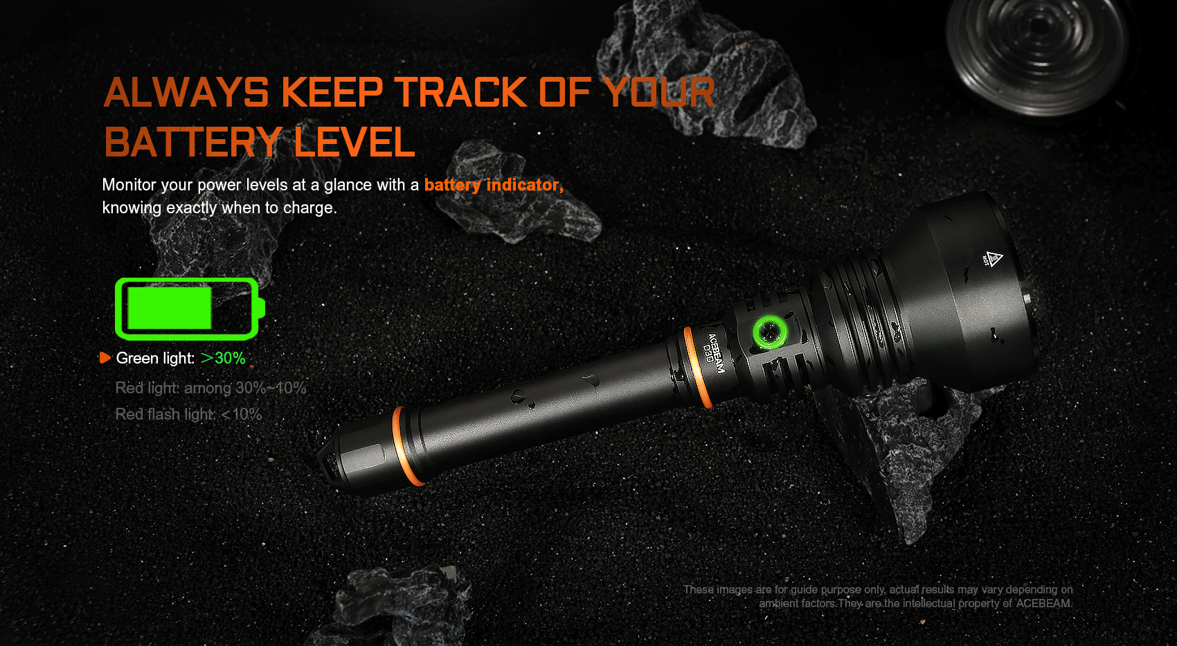 Acebeam D30 Diving Flashlight Flashlight Acebeam 