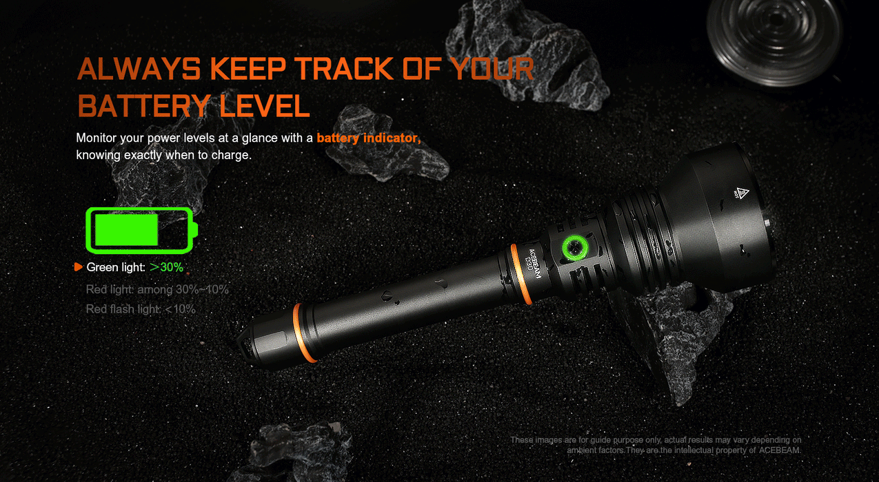 Acebeam D30 Diving Flashlight Flashlight Acebeam 