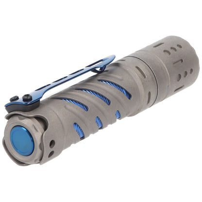 Acebeam E70-TI titanium EDC LED flashlight with 3750 lumens brightness for everyday carry and outdoor professional use
