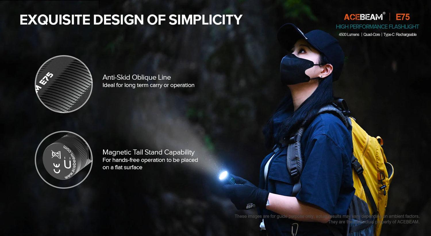 Acebeam E75 High-performance LED Flashlight - Options – Buy Acebeam E75 High-performance LED Flashlight - Options – Buy