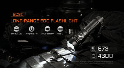 Acebeam EC90 Long Range EDC Flashlight Flashlight Acebeam 