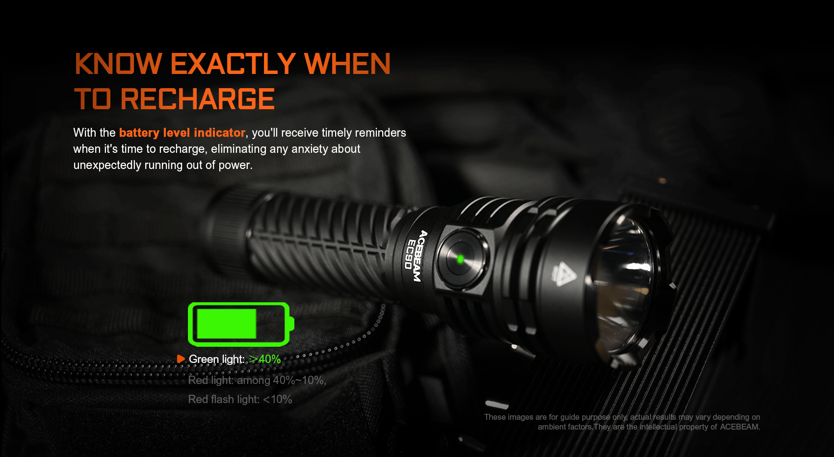 Acebeam EC90 Long Range EDC Flashlight Flashlight Acebeam 