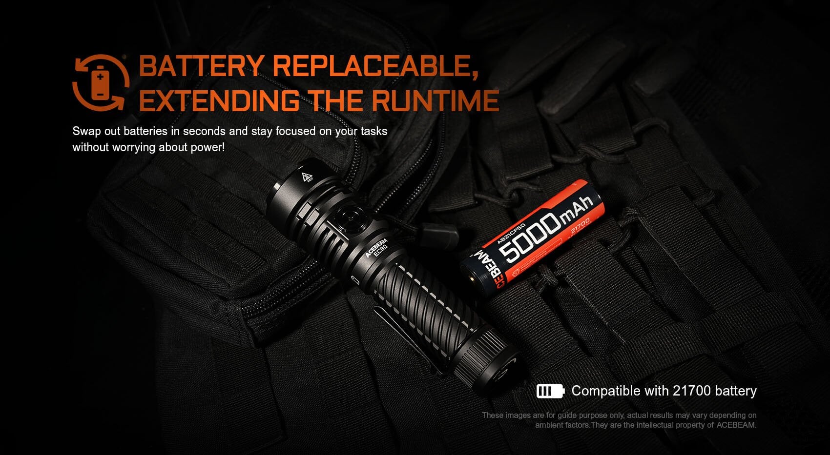 Acebeam EC90 Long Range EDC Flashlight Flashlight Acebeam 