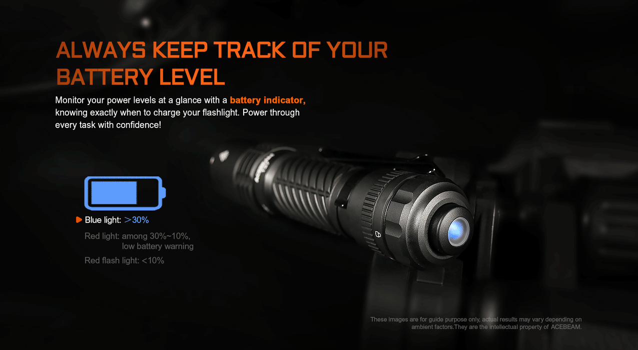 Acebeam T37 Tactical Flashlight Flashlight Acebeam 