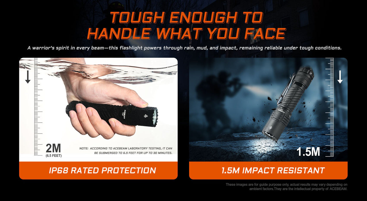 Acebeam T37 Tactical Flashlight Flashlight Acebeam 