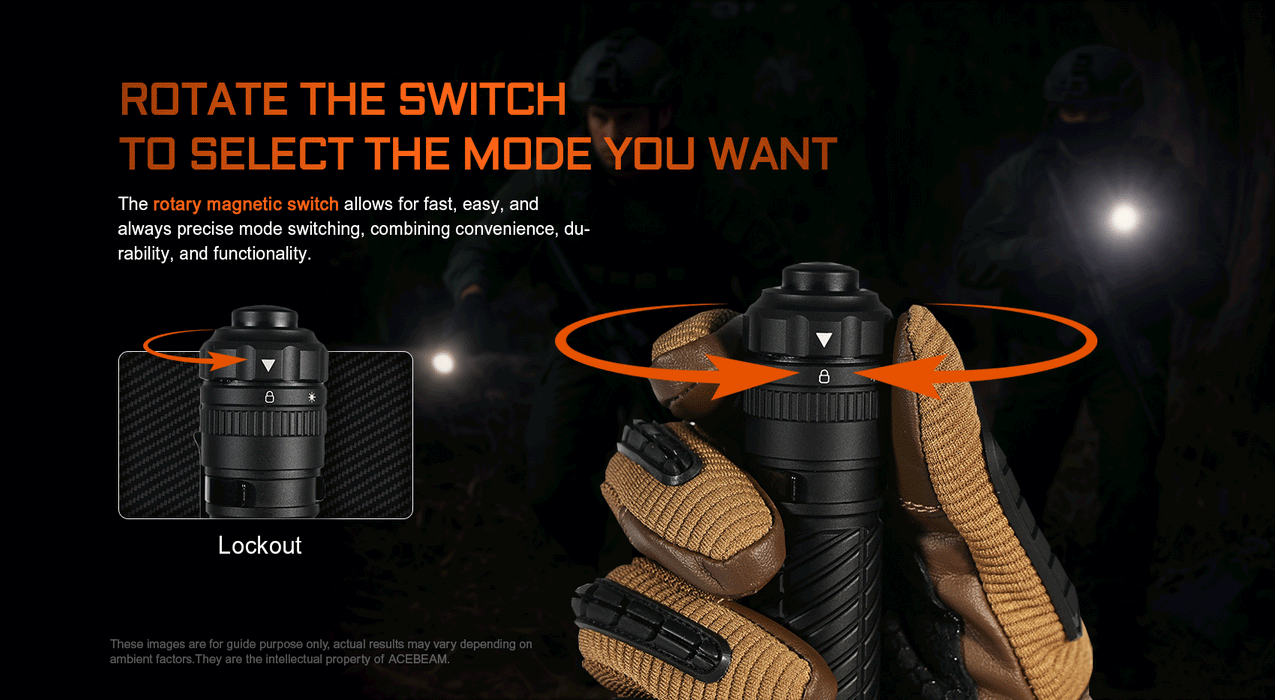 Acebeam T37 Tactical Flashlight Flashlight Acebeam 
