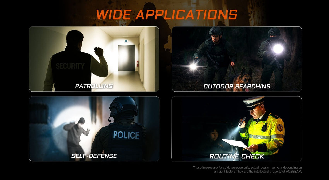 Acebeam T37 Tactical Flashlight Flashlight Acebeam 