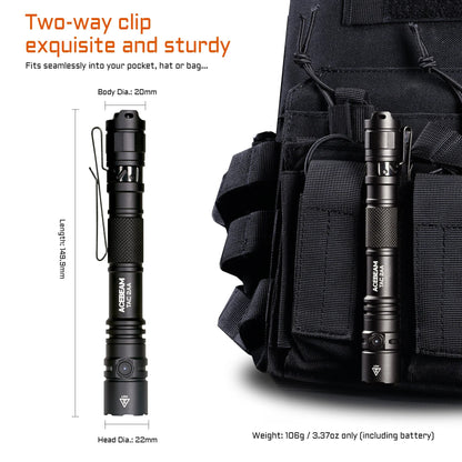 Acebeam TAC 2AA EDC Flashlight - Blue***Will ship around November 25th*** Flashlight Acebeam 