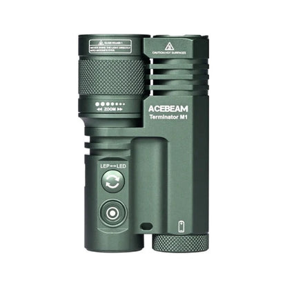 Acebeam Terminator M1 Dual Head LEP/LED Flashlight (Limited Edition) - OD Green ***Will ship around November 25th*** Flashlight Acebeam 