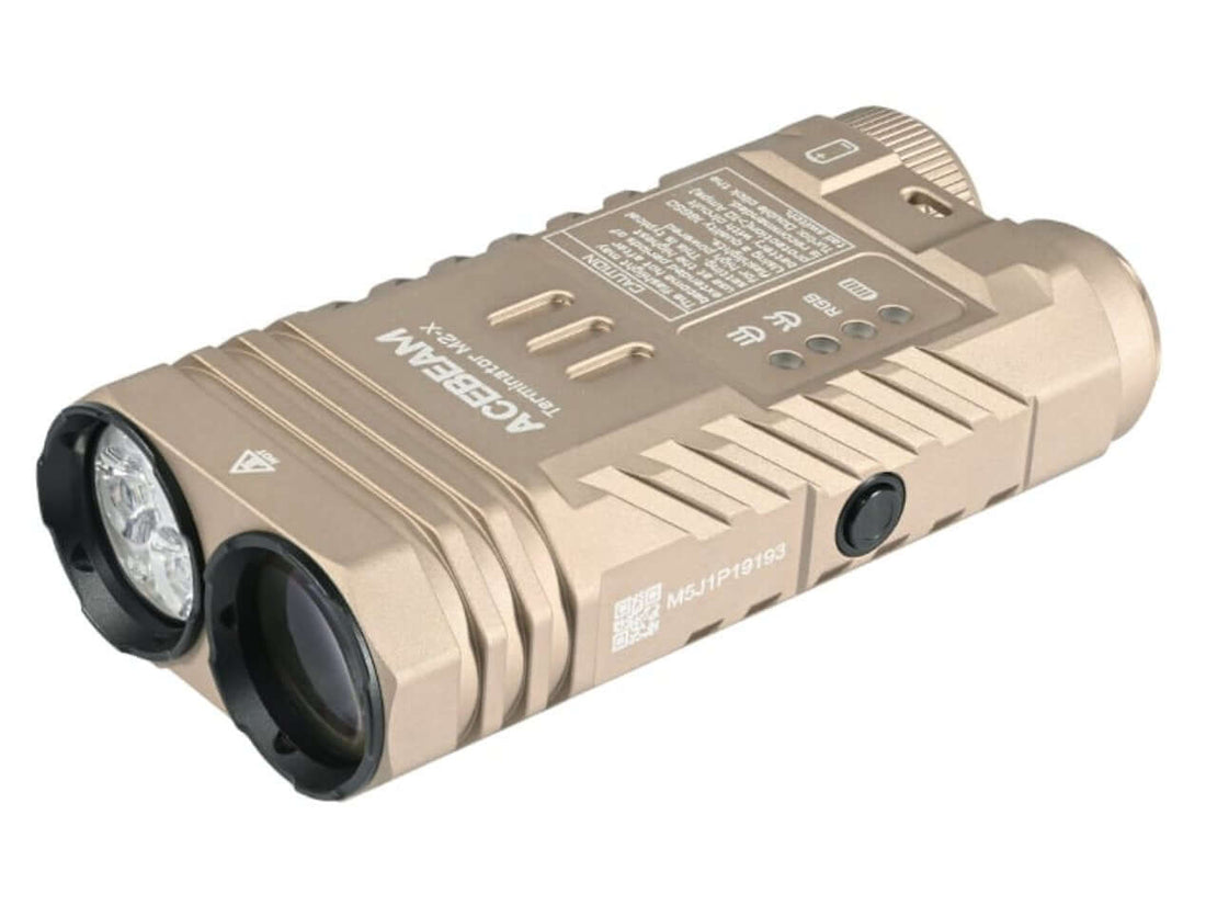Acebeam Terminator M2-X Dual Head LEP/LED Flashlight