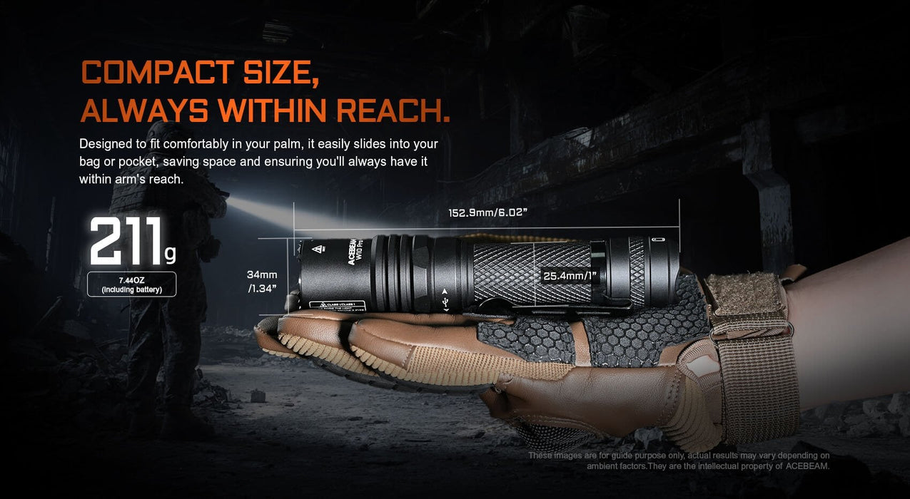 Acebeam W10 Pro High-performance LEP Flashlight Flashlight Acebeam 