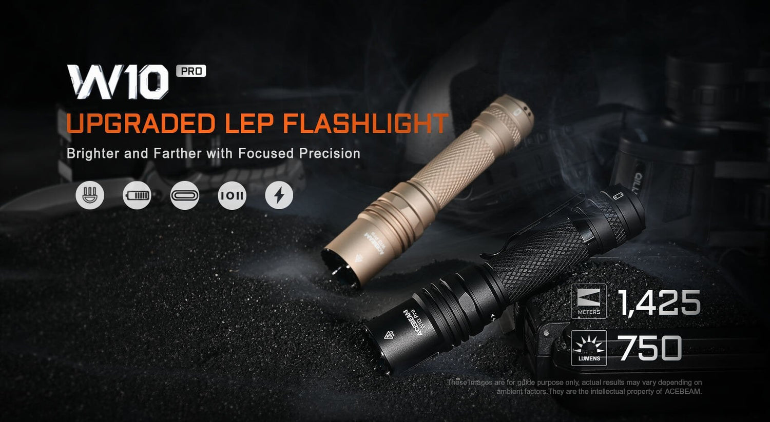 Acebeam W10 Pro High-performance LEP Flashlight Flashlight Acebeam 