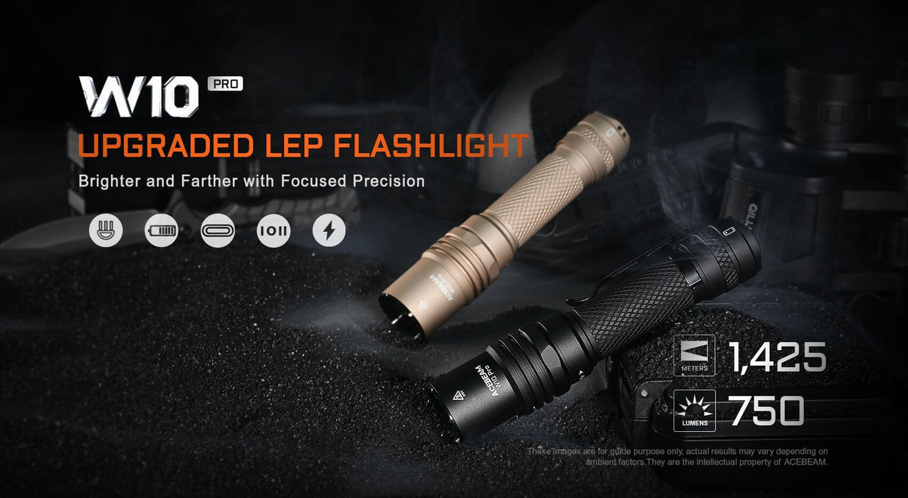 Acebeam W10 Pro High-performance LEP Flashlight Flashlight Acebeam 