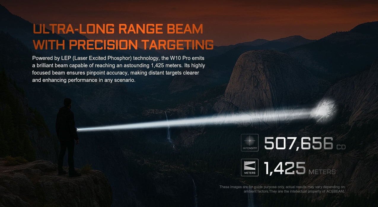 Acebeam W10 Pro High-performance LEP Flashlight Flashlight Acebeam 