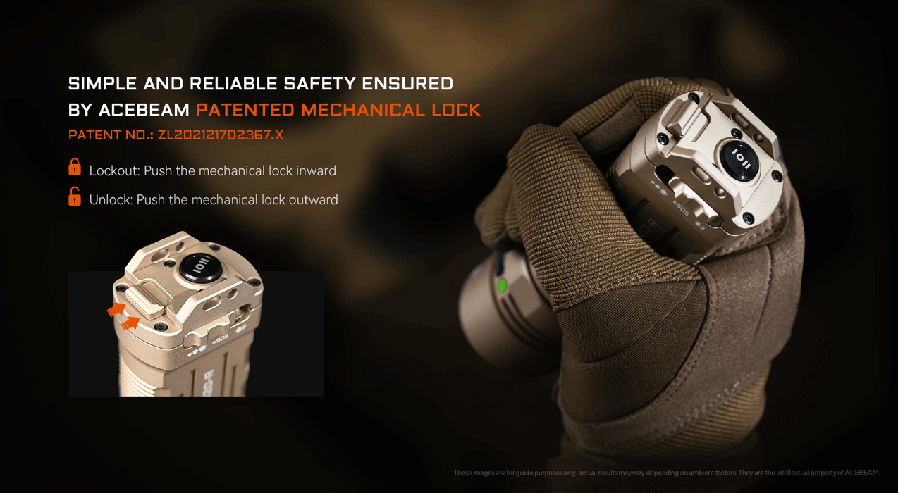 Acebeam X20-R High Output Searchlight with Three Modes Flashlight Acebeam 
