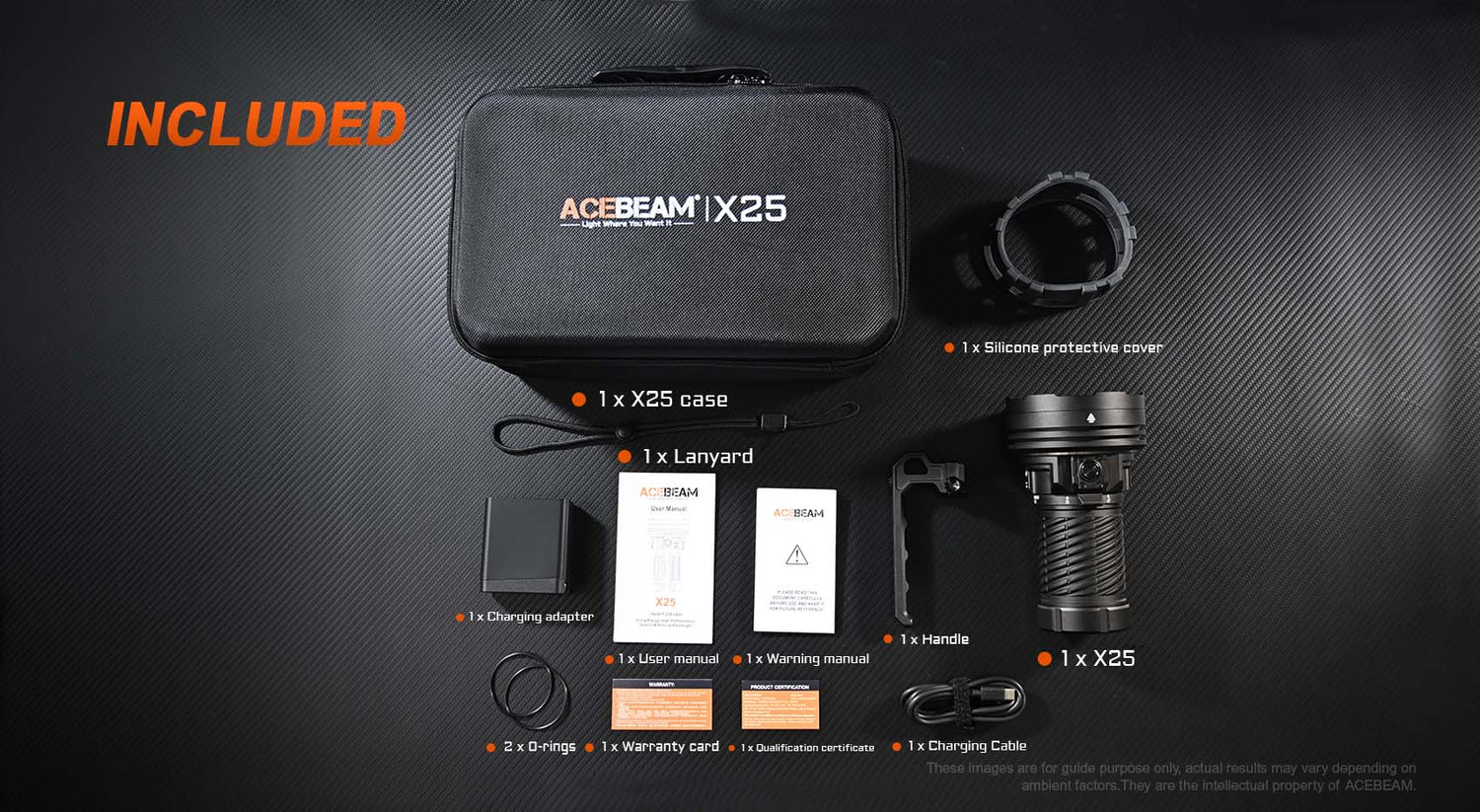 Acebeam X25 Powerful Flashlight - 22000 Lumens Flashlight Acebeam 